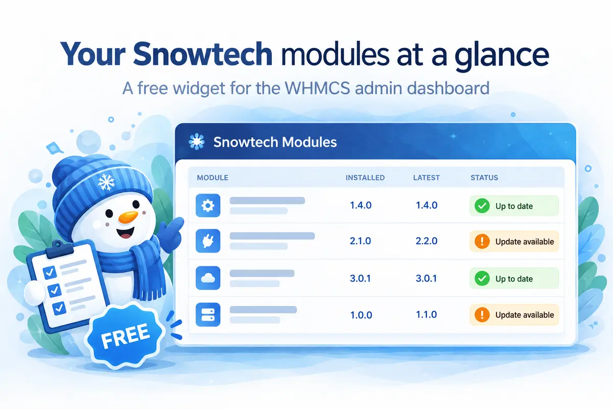 Snowtech module overview — illustration