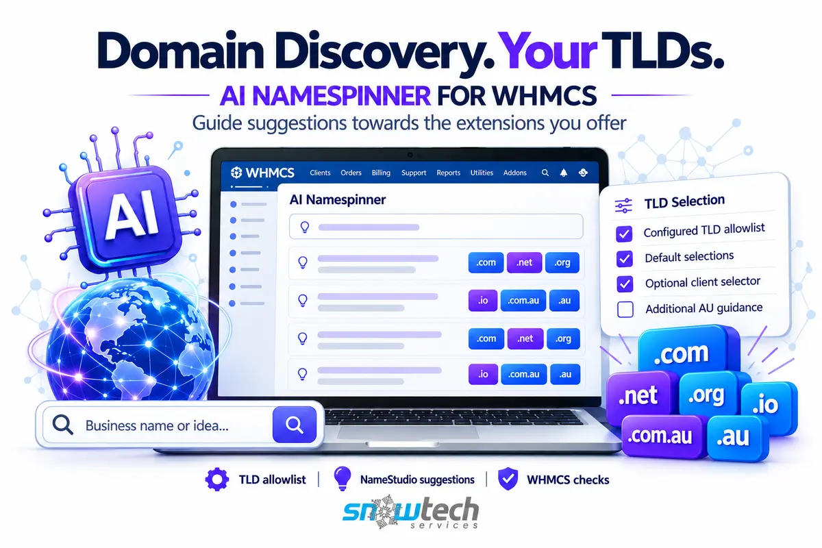 Domain discovery across your configured TLDs