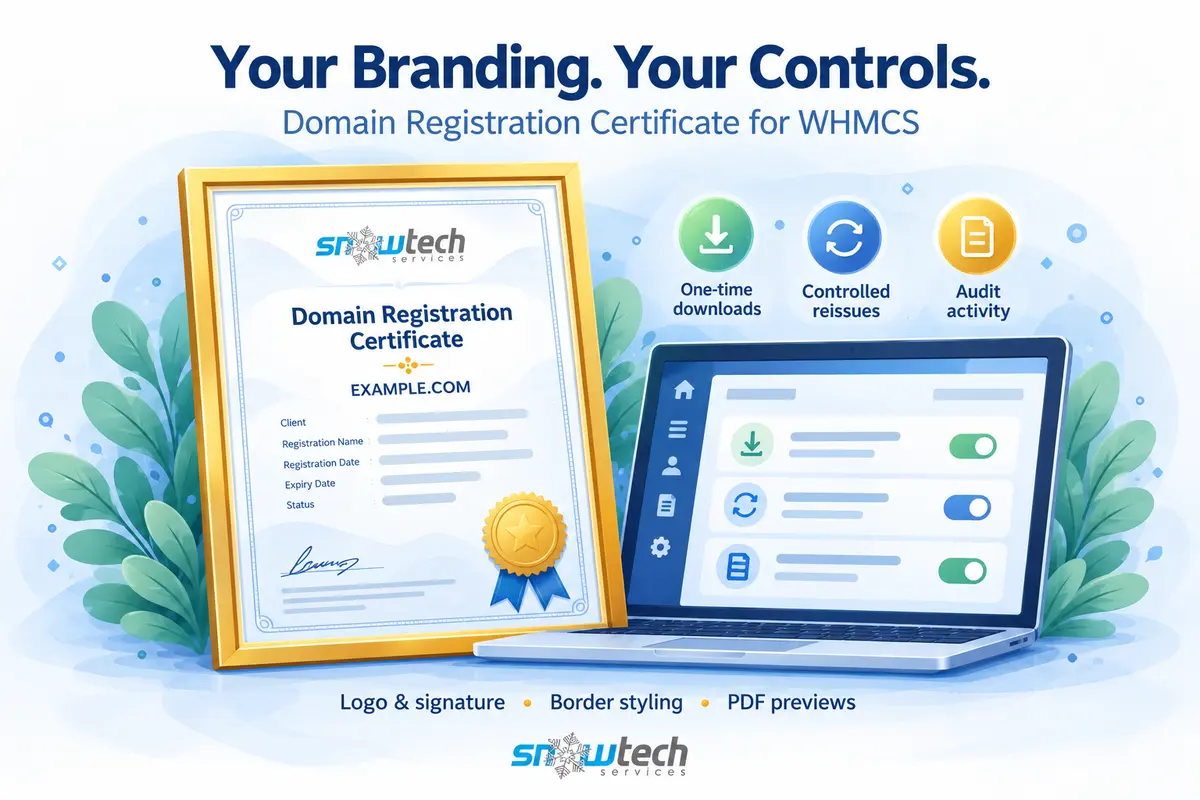 Branding, download controls and audit activity