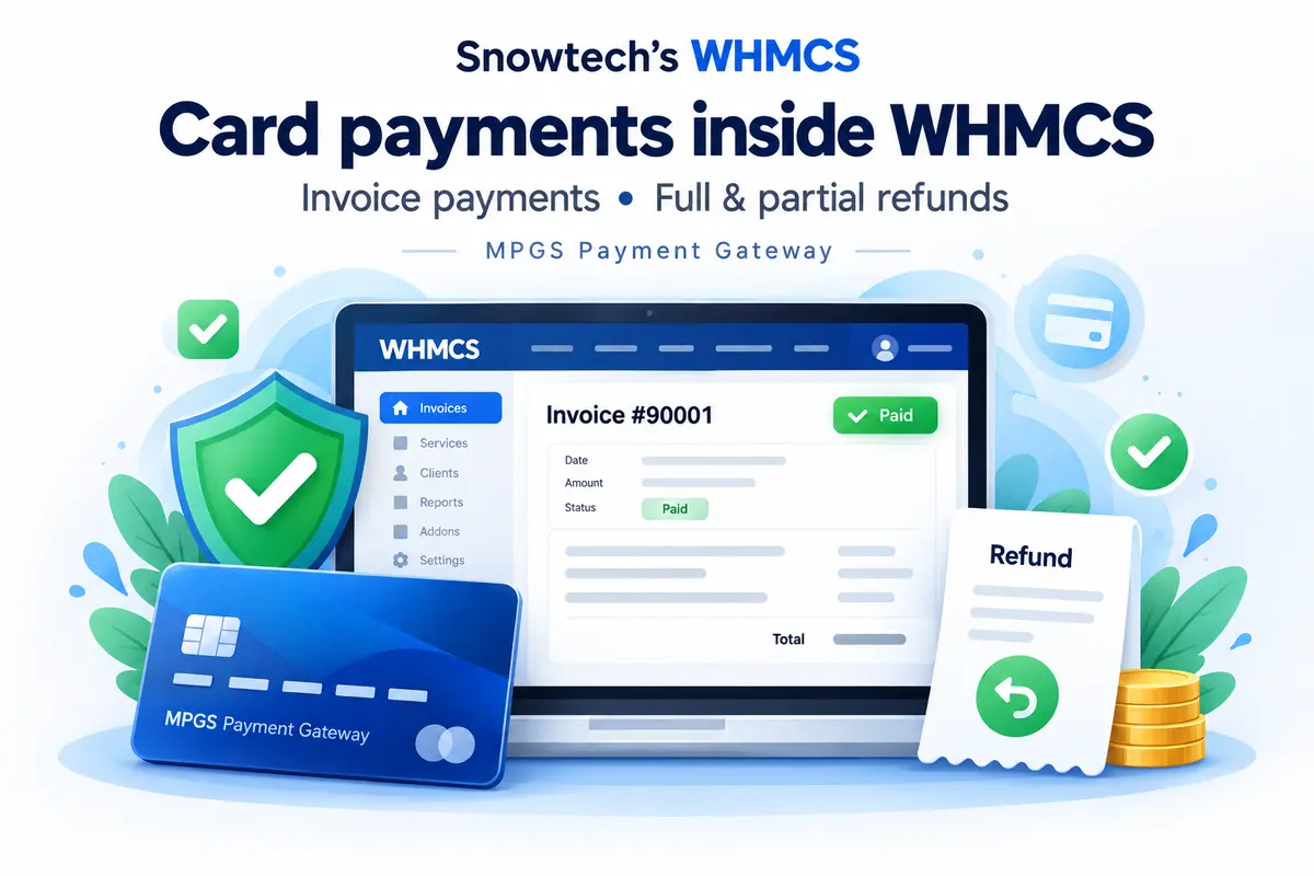 Invoice payments and refund support — illustration